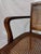 1950s Cherry Wood and Cane Arm Chair For Sale In Portland, OR - Image 6 of 12