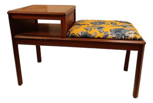 Danish Telephone Bench in Teak, 1960s