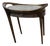 R & Y Augousti Black Shagreen Side Table For Sale
