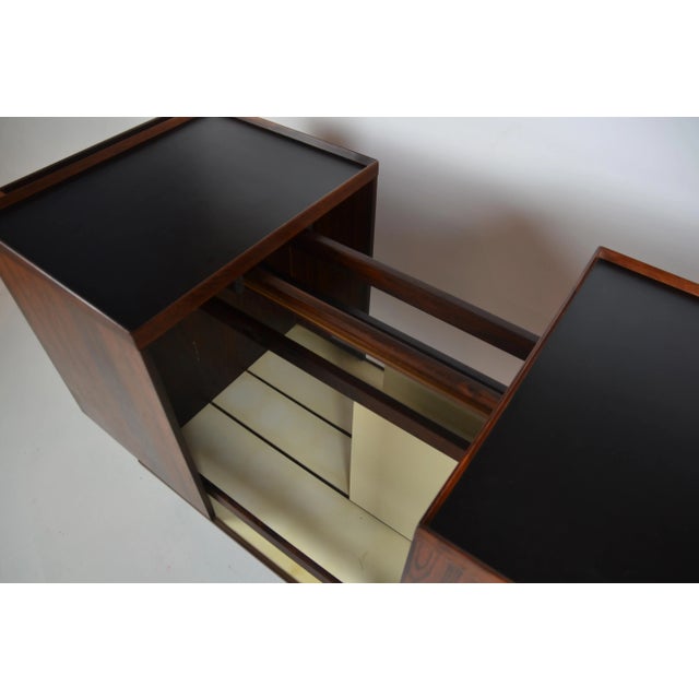 Erik Glasdam Jensen Rosewood Bar Cart For Sale In Los Angeles - Image 6 of 9