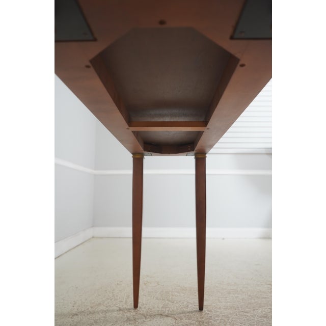 Hickory Chair Co Mahogany Directorie Sofa Hall Table For Sale - Image 11 of 12