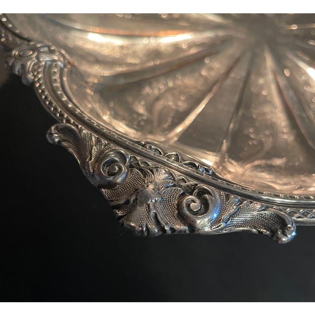 Silver Antique James Dixon and Sons Silverplate Renaissance Revival Tazza For Sale - Image 8 of 12