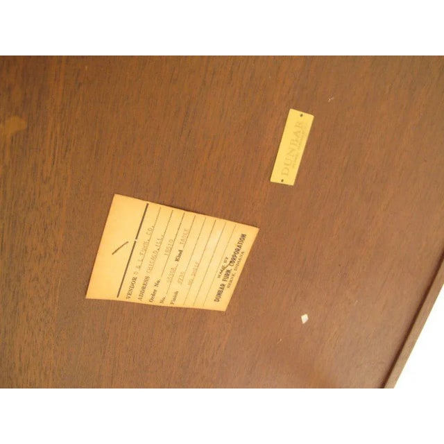 1950s Vintage Edward Wormley for Dunbar Walnut Table For Sale In Tampa - Image 6 of 7