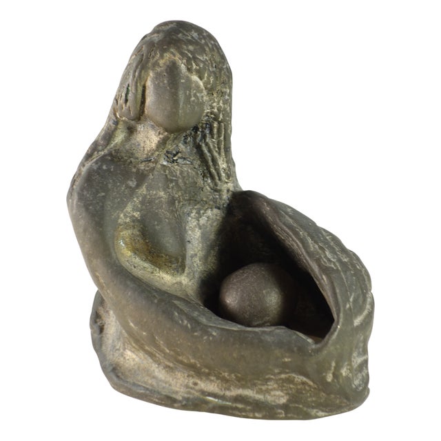 Bronze Sculpture of Woman, 1970s For Sale