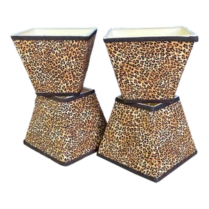 Leopard Print Sconce Shades/4