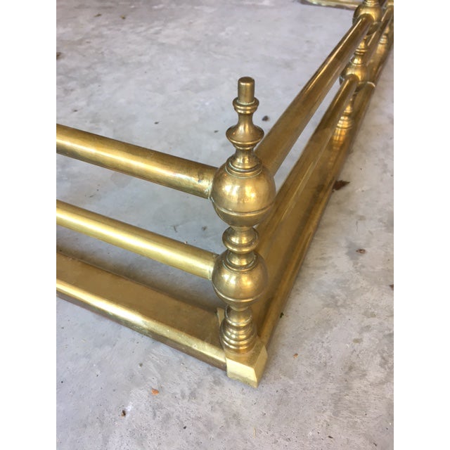 Antique Brass Fireplace Fender Chairish