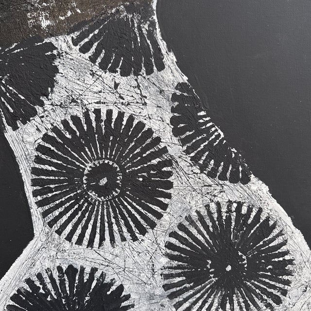 mixed media on Canvas Signed on the Reverse Artist: Jo Baskerville Easy to hang or add a floater frame - BIO Jo...