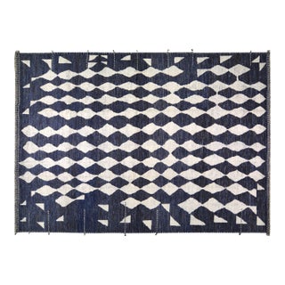 Moroccan Hand Knotted Wool Rug, 10'5''x14'7'' For Sale