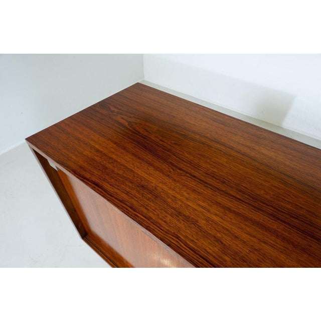 Wood Mid-Century Modern Sideboard attributed to Alfred Hendrickx , Belgium, 1960s For Sale - Image 7 of 16