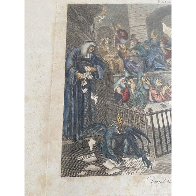 William Hogarth, Colorful Print, 1803, Paper For Sale - Image 9 of 15