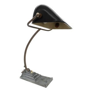 Vintage Bankers Lamp from Erpe, 1920s For Sale