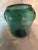 Mid-Century Modern Vintage Large Green Blown Glass Vase For Sale - Image 3 of 7