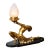 Early 20th Century Styled After Frankart Ronson Nude Art Deco Lamp Solid Brass For Sale