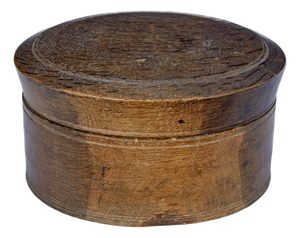 Early 19th Century Swedish Carved Oak Lidded Box, 1800s