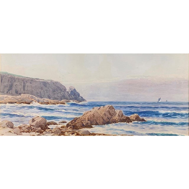 "Coast of Grand Manan Island," is a fine example of the coastal scenes for which Hudson River School painter Alfred...