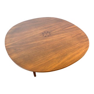 Kipp Stewart for Drexel Large Walnut and Rosewood Inlay Coffee Table For Sale