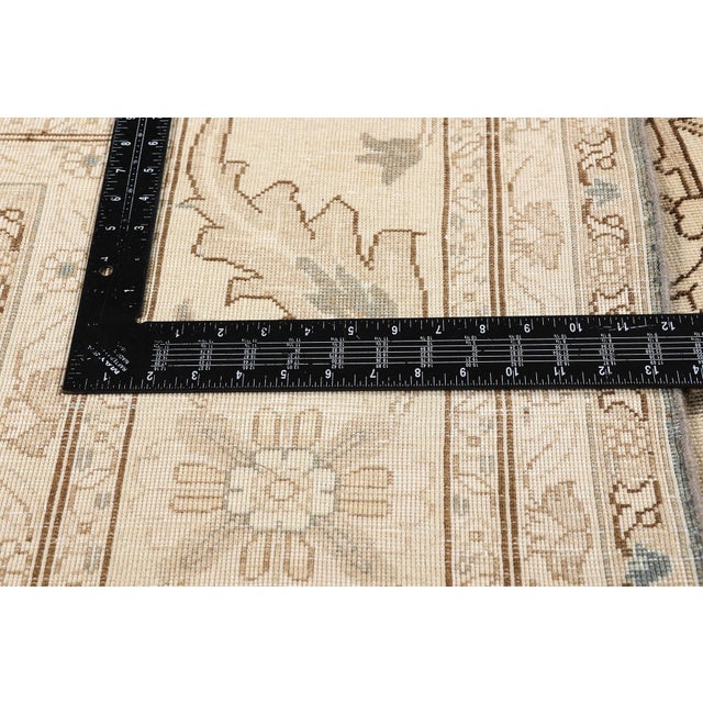 Textile Antique Persian Tabriz Rug, 09'04 X 12'09 For Sale - Image 7 of 10