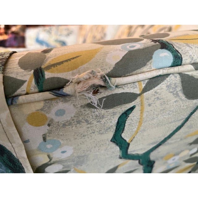 Beige Luxurious Vintage Knole Drop-Arm Sofa, Custom-Made in Uk. Comfort With Style! For Sale - Image 8 of 10