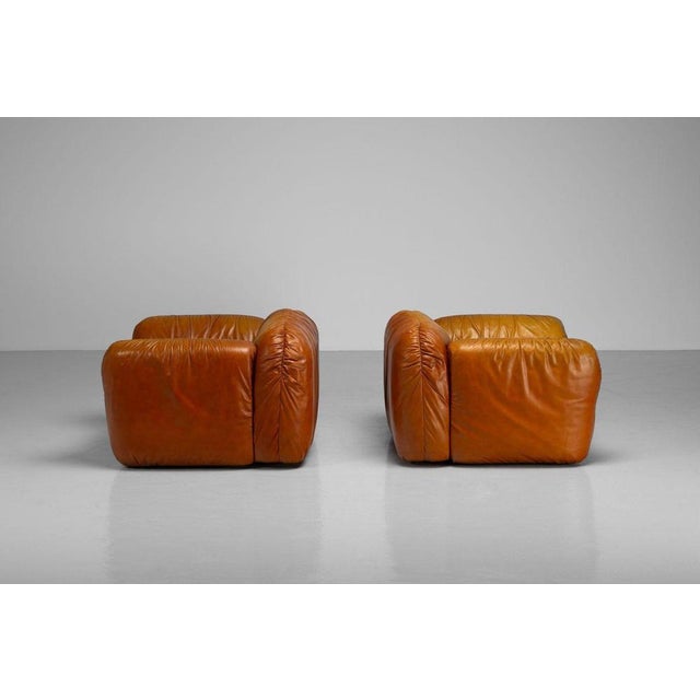 Brown Nana Lounge Chairs by Guido Rosati for Uvet, Italy, 1970s, Set of 2 For Sale - Image 8 of 18