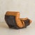 Animal Skin Marsala' Cognac Leather Lounge Chair by Michel Ducaroy for Ligne Roset, 1970s For Sale - Image 7 of 11