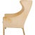 2204 Wing Chair in Natural Leather by Børge Mogensen, 2000s For Sale - Image 4 of 18