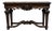 Ashley Furniture Casa Mollino Mediterranean Old World Style 54" Console Table - Dark Brown Finish W. Granite Top T953-4 For Sale