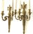Metal 19th Century Monumental Louis XVI French Gilt Bronze Wall Sconces, Set of 2 For Sale - Image 7 of 12