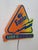Magnificent and rare Fanta illuminated sign. Sabor de Alto Voltage campaign (1999-2002). Rare triangular format....