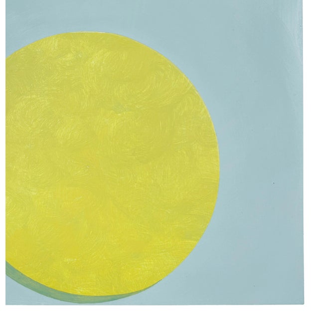 Mid-Century Modern Contemporary Painting en Route by Emily Bartolone For Sale - Image 3 of 4