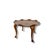 1970s Mid-Century Sculptural Teak Lotus Coffee Table with Scalloped Edge and Cabriole Legs, 1970s For Sale - Image 5 of 9