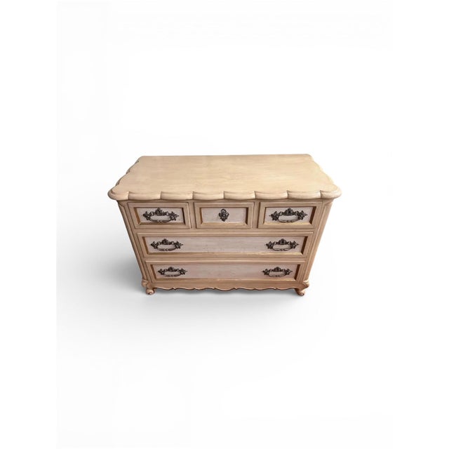 Hickory Chair Furniture Company Hickory Chair Furniture Co. French Country Style Cream Normandy Chest For Sale - Image 4 of 13