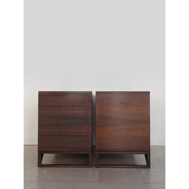 1960s Dark Wood Chest of Drawers from Svend Langkilde, Denmark, 1960s, Set of 2 For Sale - Image 5 of 18