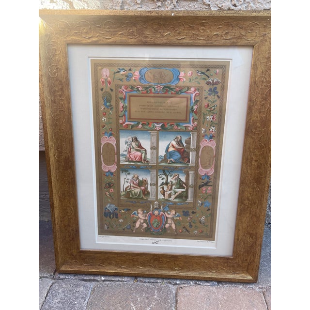 This exquisite chromolithograph, Plate LXI from *L'Ornement Polychrome* (Paris, circa 1869), presents a richly detailed...