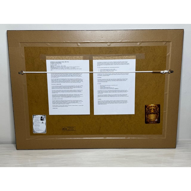 s.s. Shelley Steam Sail Ship in Heavy Seas — Attributed to Lucas Papaluca Early 20th Century Neapolitan Marine Painting | Gouache on Paper | Framed For Sale - Image 18 of 18