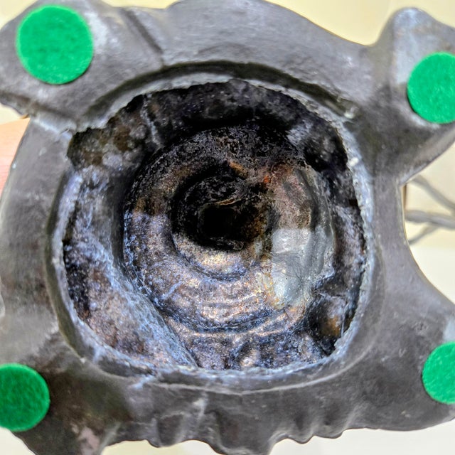 Rococo-Style Mixed Metal Compote Centerpiece For Sale - Image 9 of 10