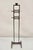 Antique American Primitive Mahogany Handmade Wool Winder Spool Thread Stand. Circa Early 20th Century. Measurements: 45" H...