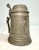 Antique Ornate 1900 Figural German Pewter Lidded Engraved Relief Beer Stein Mug For Sale - Image 12 of 15