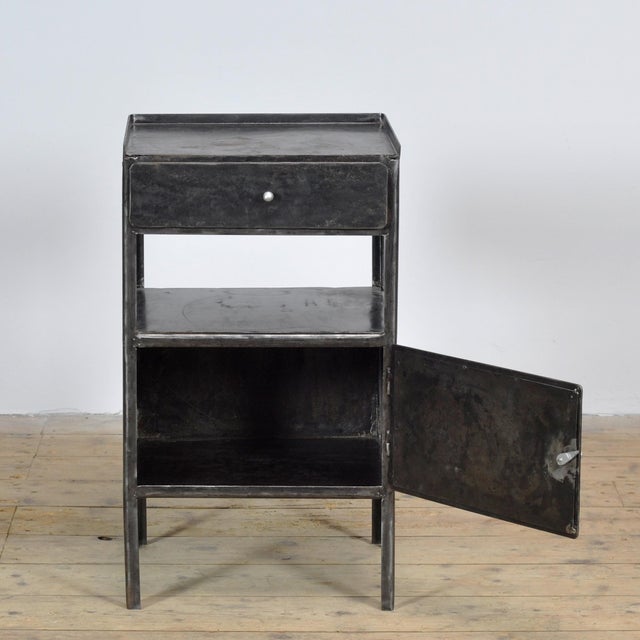 Iron Bedside Table, 1910s For Sale - Image 4 of 12