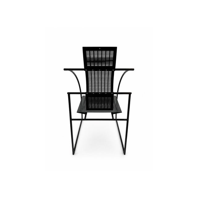 1980s Vintage Mario Botta Metal Chair For Sale - Image 5 of 7