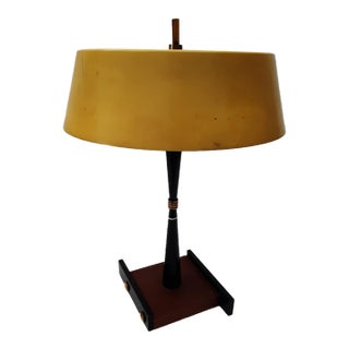 Vintage Yellow Table Lamp For Sale