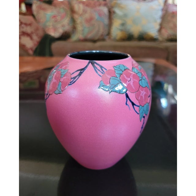 A museum-quality masterpiece of American art pottery, this 1921 Rookwood vase is the work of celebrated artist Sara Sax....