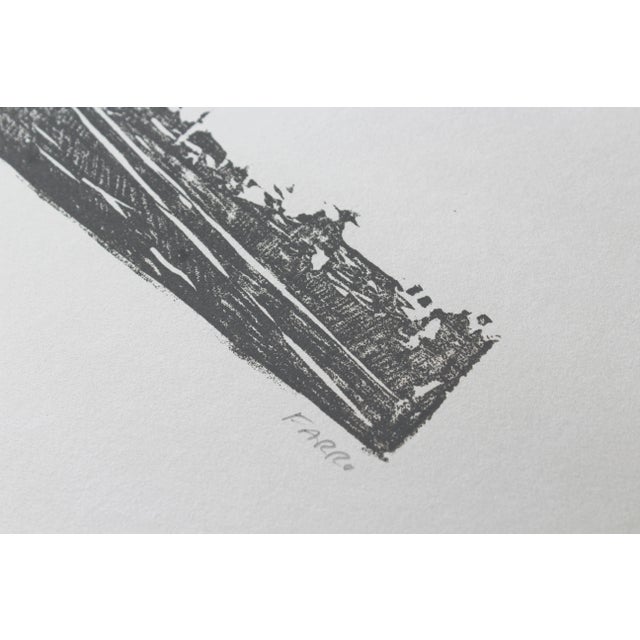 Paper Vintage Airplane Original Woodblock Print by Michelle Farro For Sale - Image 7 of 11