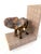 Indian Patchwork Cloth Covered Elephant & Bovine Bookends, a Pair For Sale - Image 3 of 7
