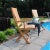 Niagara Teak Crown Folding Arm Chair For Sale - Image 11 of 12