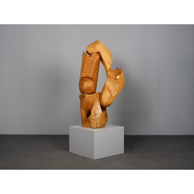Joop Van Bergen, Herbalans, 1980s, Elm For Sale - Image 11 of 11