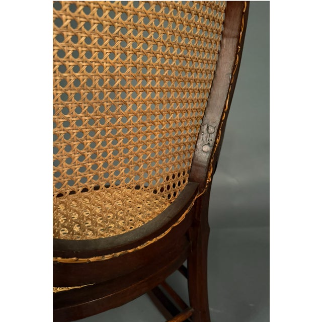 American Victorian Walnut Cane Side Chair (Circa 1880) For Sale - Image 11 of 13