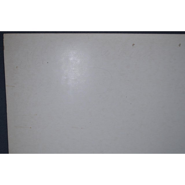 László Mindszenti, Figure, Ink on Paper on Cardboard, 1972 For Sale - Image 12 of 15