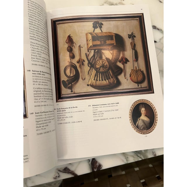 White Circa 1999 Chateau De Groussay Sotheby’s 4 Volume Auction Catalog in Slipcase For Sale - Image 8 of 11