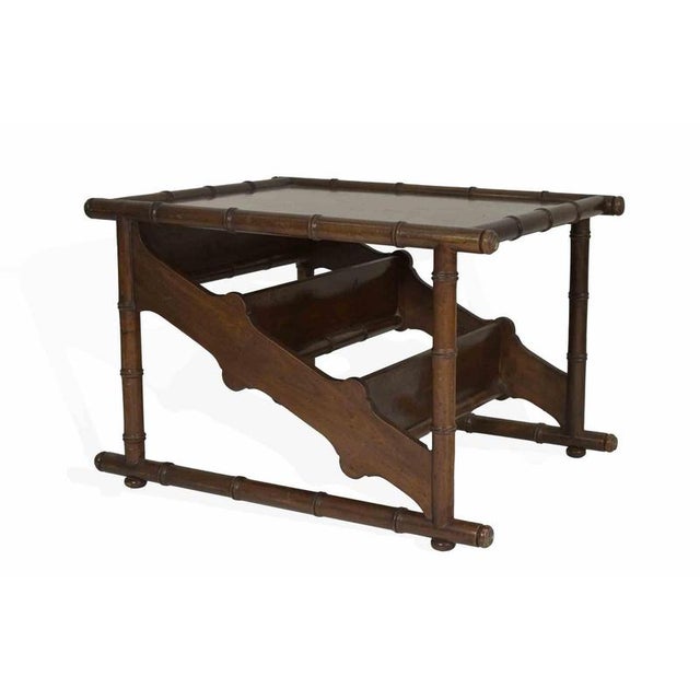 Vintage Bamboo Coffee Table, Italy, 1960s For Sale - Image 3 of 6