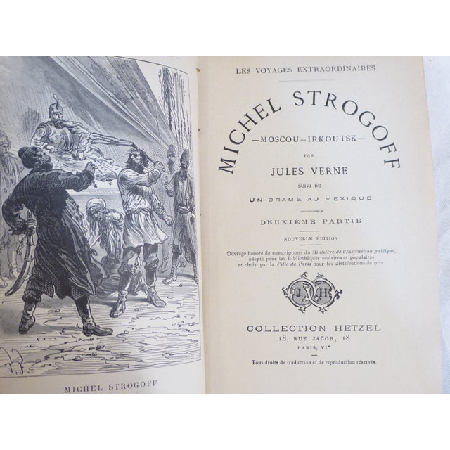 These works of Jules Verne are in French and were published in Paris in the 19th Century. There are 2 volumes of Michel...